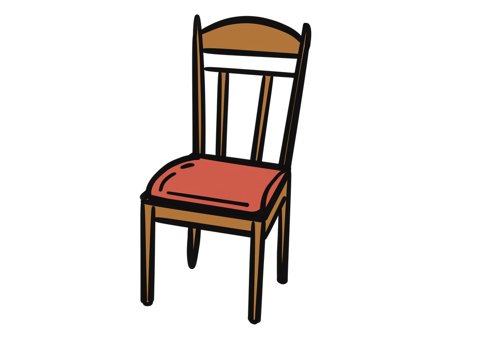 いすのイラスト（家具・座る道具）