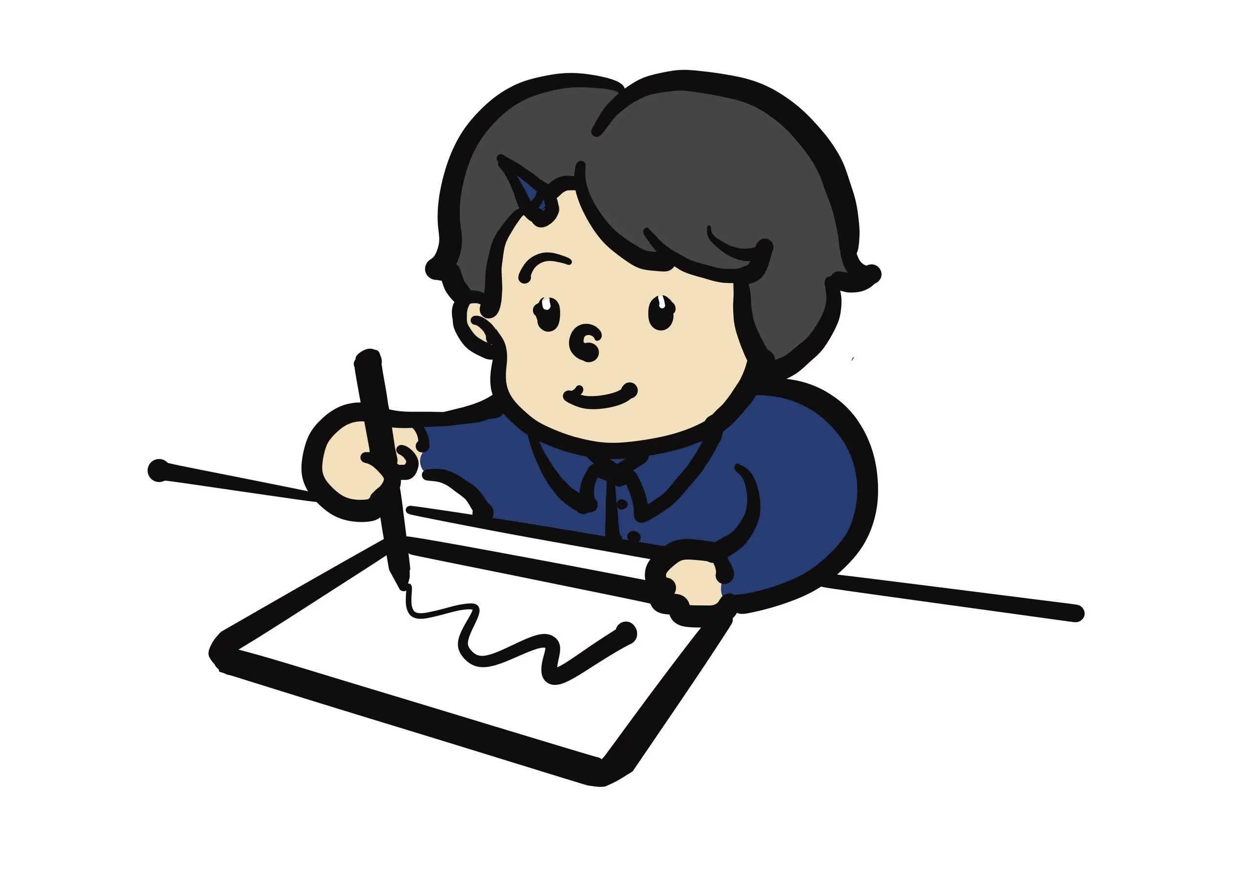 作業部屋イラスト