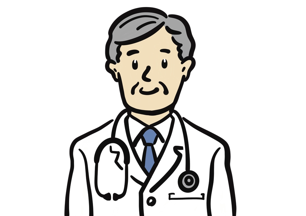 男性の医者のイラスト