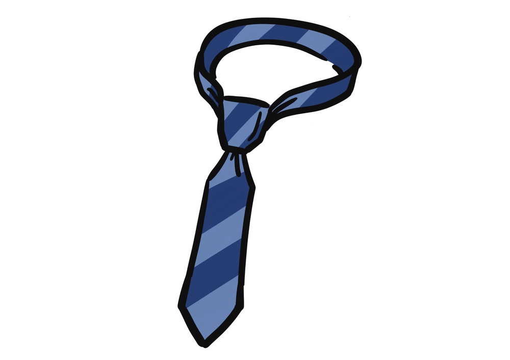 ネクタイのイラスト
