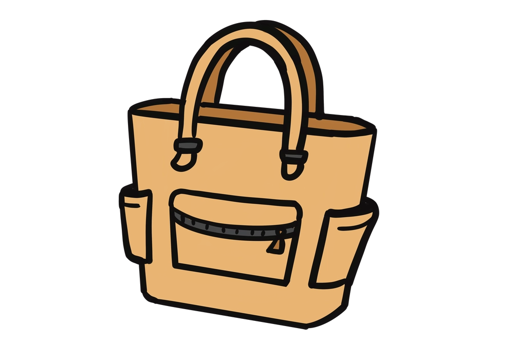 トートバックのイラスト