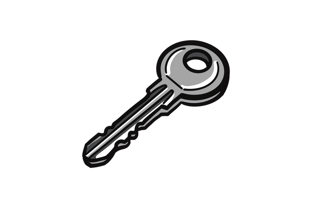 鍵のイラスト
