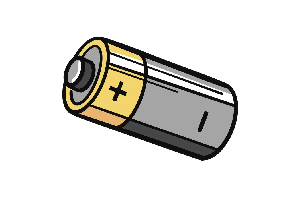 乾電池のイラスト