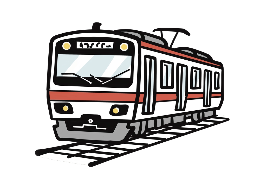 電車のイラスト
