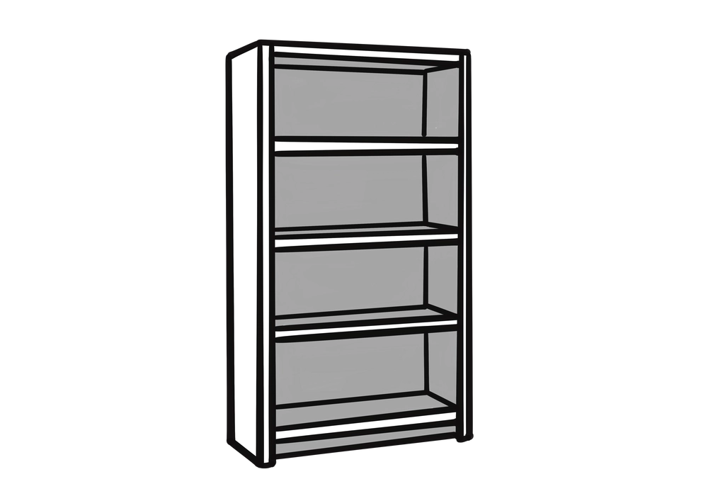 本棚のイラスト