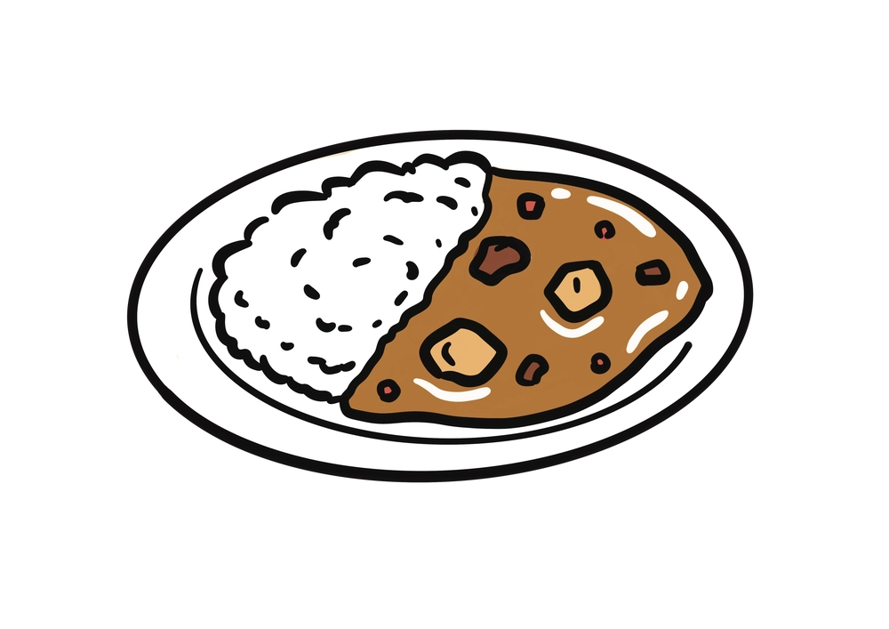 カレーライスのイラスト