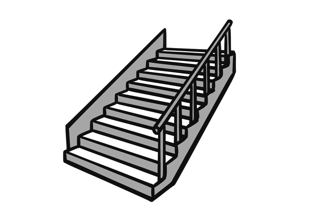 階段のイラスト