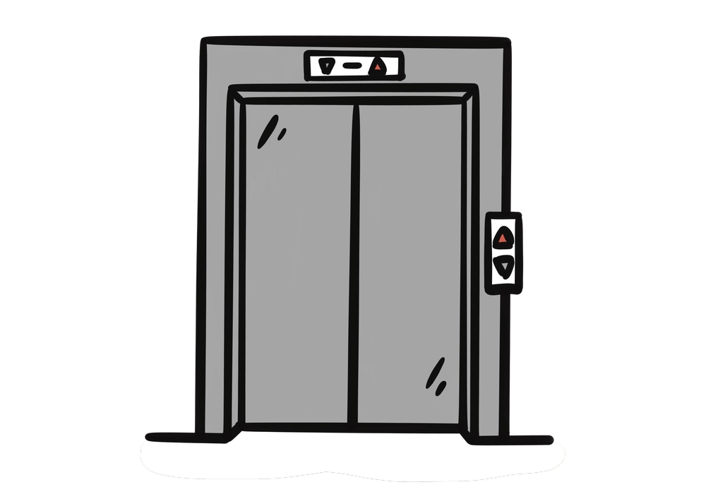 エレベーターのイラスト