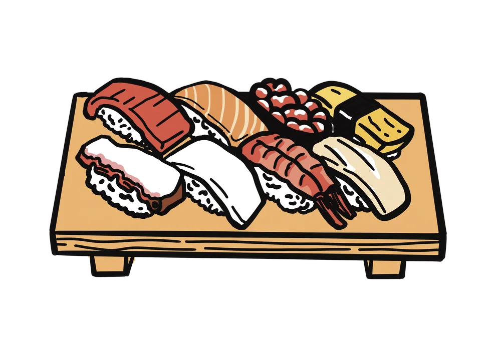 寿司のイラスト