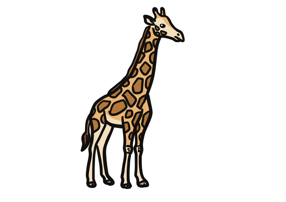 キリンのイラスト