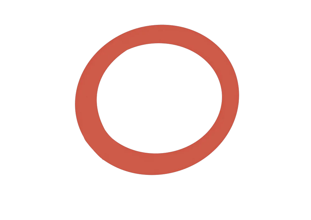 赤い丸のイラスト