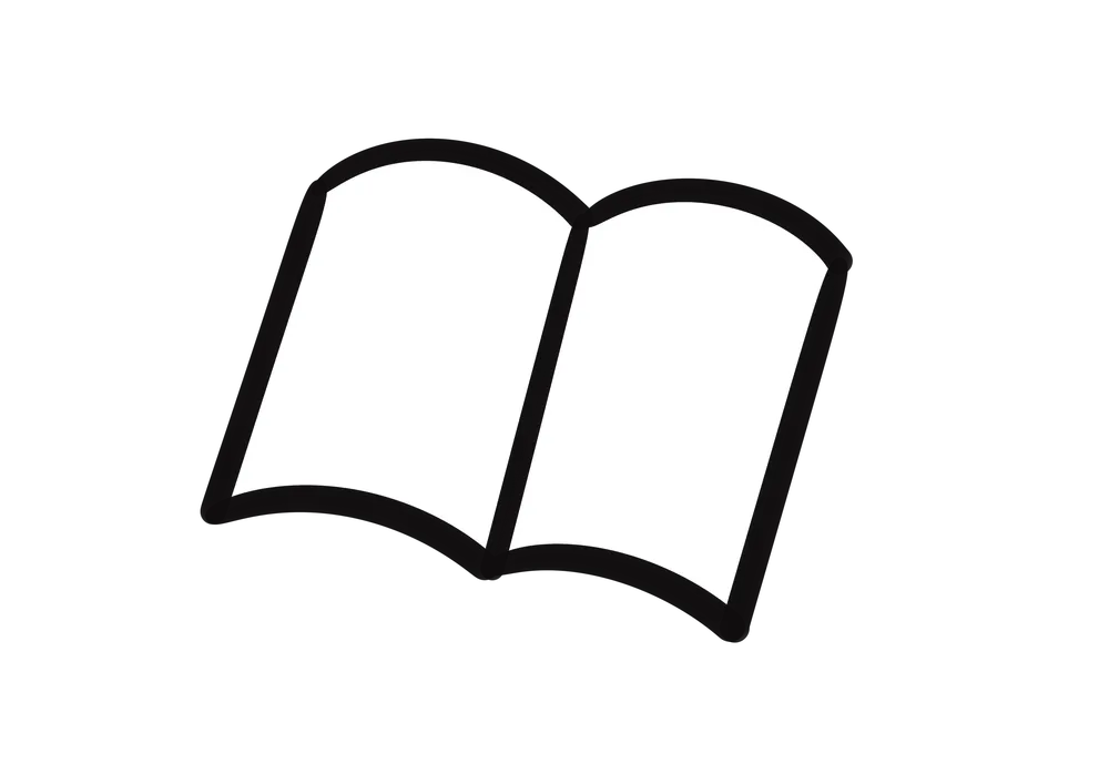 本のマークのイラスト