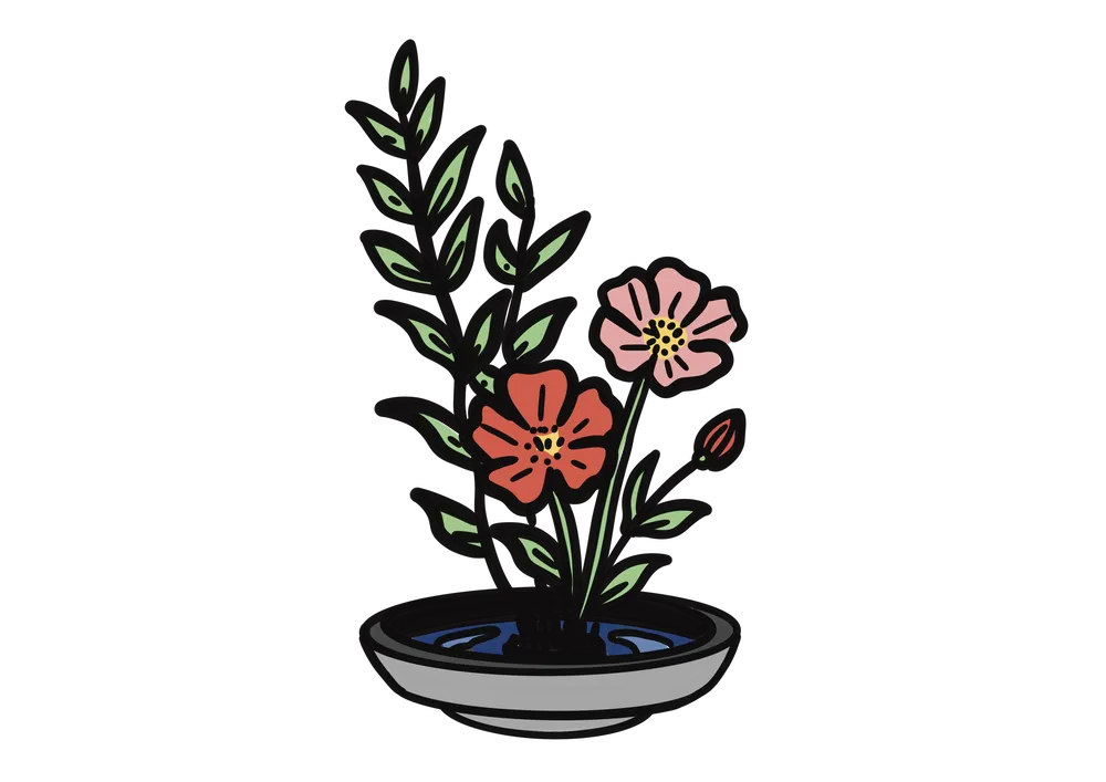 生花のイラスト