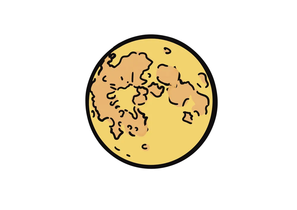 月のイラスト