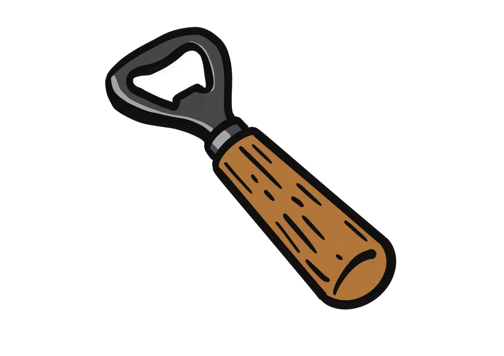 栓抜きのイラスト