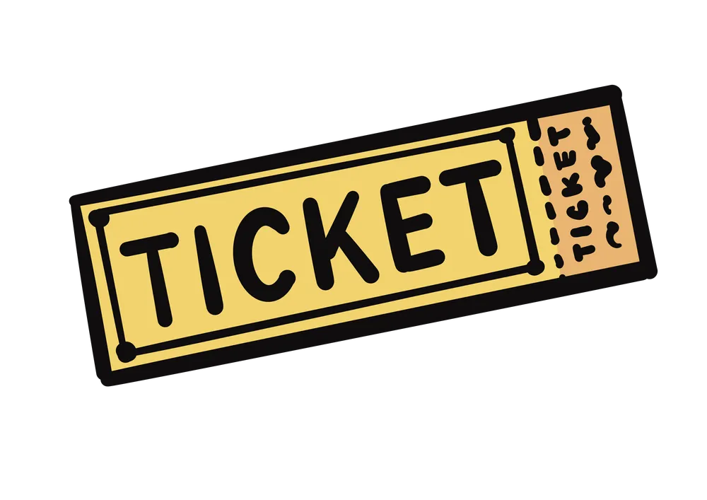 チケットのイラスト