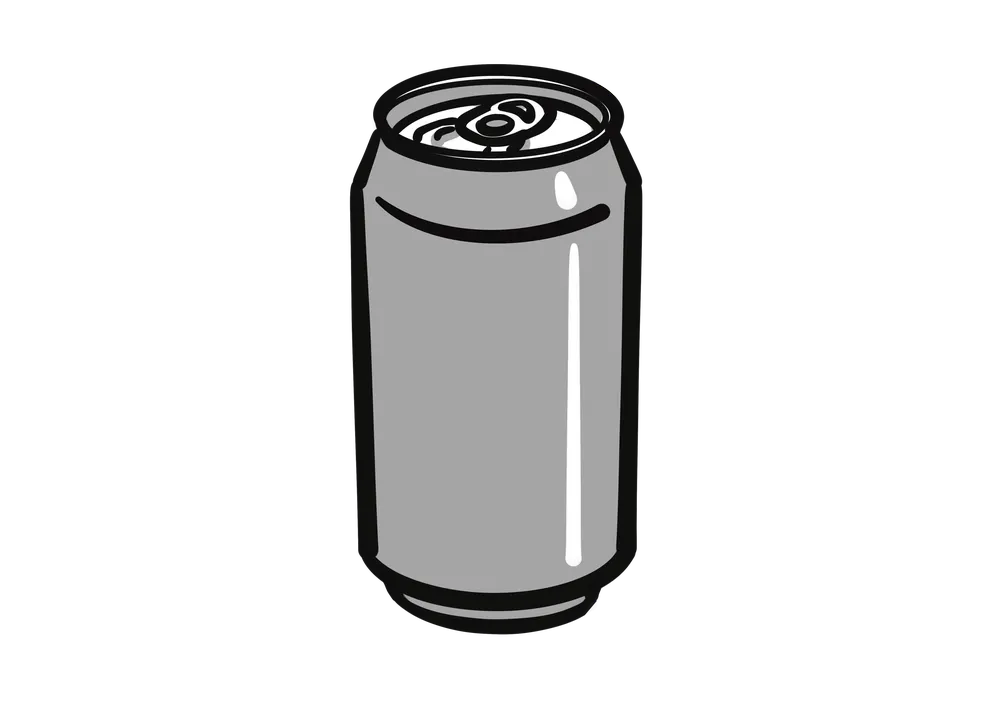 空き缶のイラスト