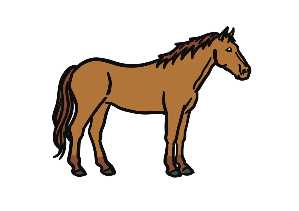 馬のイラスト
