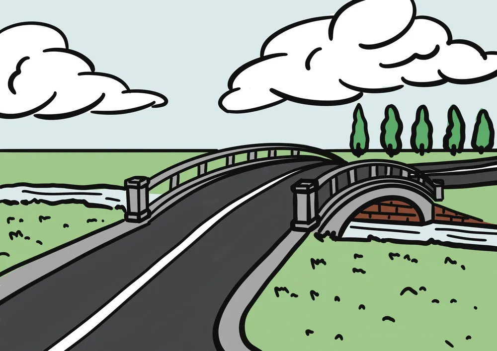 橋のイラスト