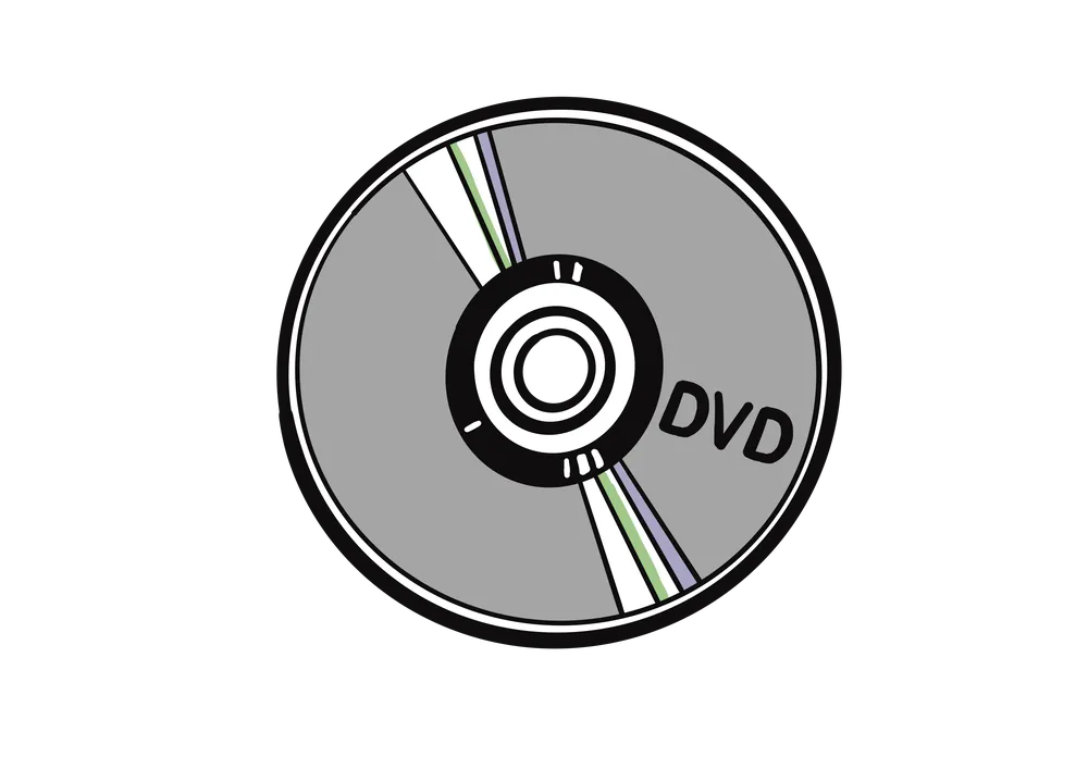 DVDのイラスト