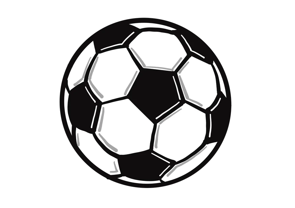 サッカーボールのイラスト