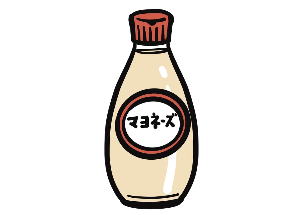 マヨネーズのイラスト