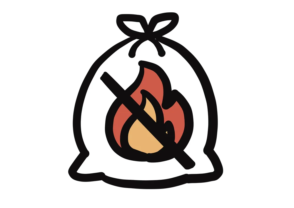 燃えないごみのマークのイラスト