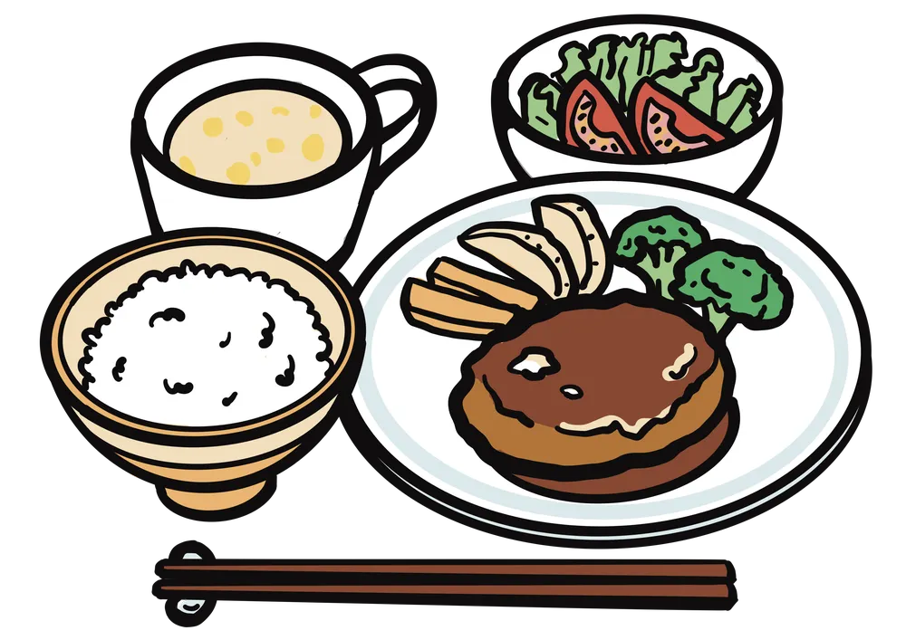 晩ごはんのイメージイラスト